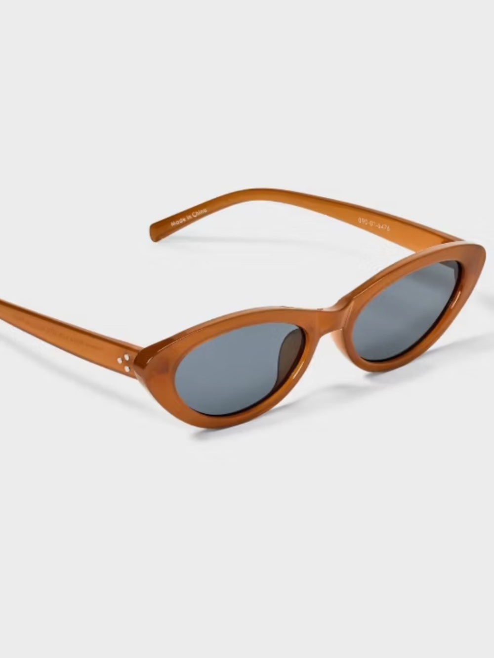 Plastic Slim Cateye Sunglasses- Wild Fable™ Brown